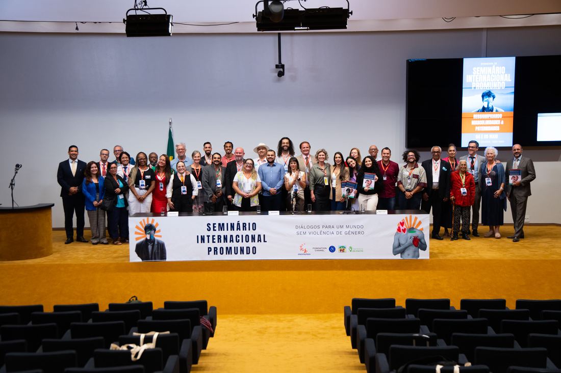 Cobertura audiovisual Plenária do Seminário Internacional Promundo registrada pela Vértice